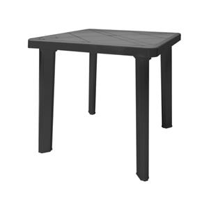 TAVOLI RESINA RODI ANTRACITE 80X80